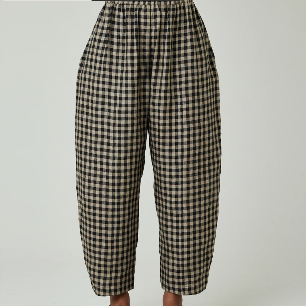 Black and White Checkered Pants
